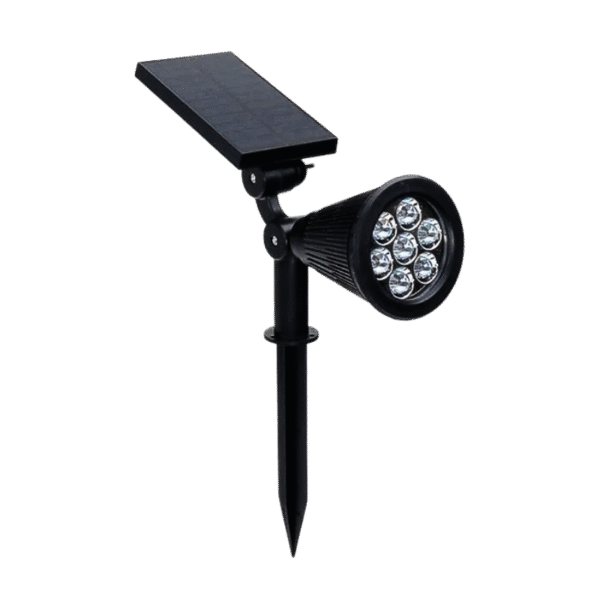 7w solar led garden spike light