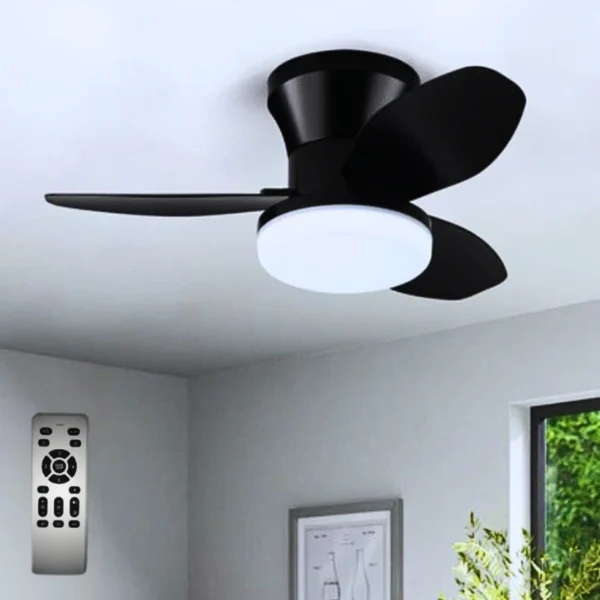LED ceiling fan,26 inch fan,flush mount fan,dubai ceiling fan,ceiling fan with light,remote ceiling fan,quiet ceiling fan,home fan Dubai