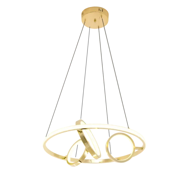 modern luxury led ring chandelier ceiling light in dubai