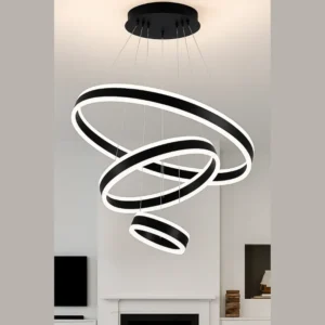 modern luxury led ring chandelier ceiling light in dubai