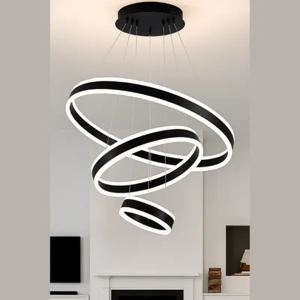 modern luxury led ring chandelier ceiling light in dubai