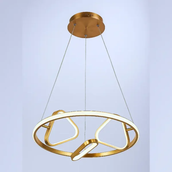 modern luxury led ring chandelier ceiling light in dubai