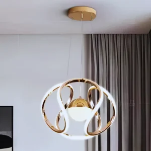 modern luxury led ring chandelier ceiling light in dubai