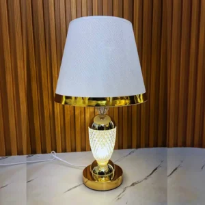 elegant european style led table lamp | ambient touch dimmable light for bedroom & living room