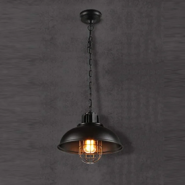 modern adjustable metal pendant light fixture black