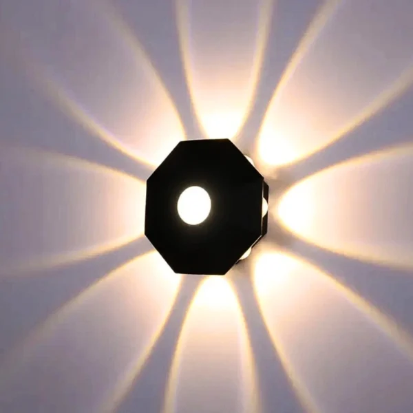sleek waterproof led wall light