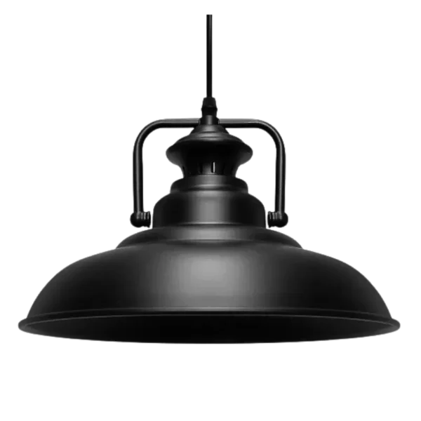 black industrial pendant light modern hanging lamp
