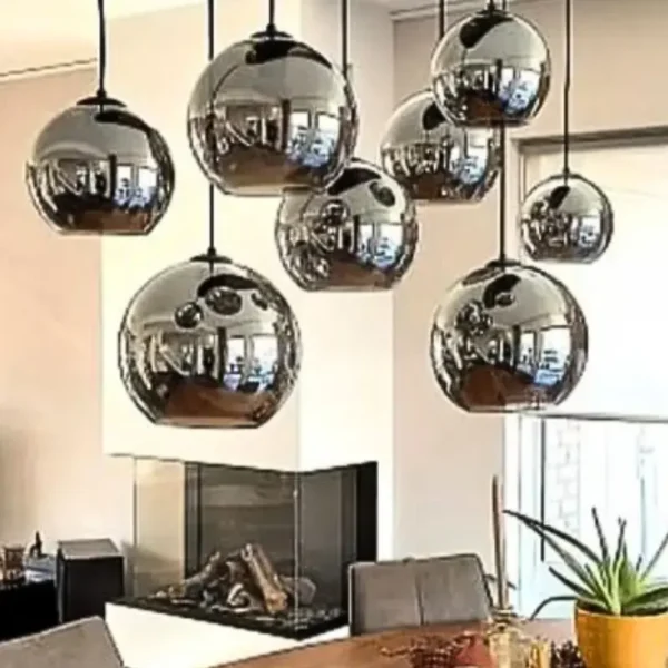 elegant glass chandelier pendant light for dining room