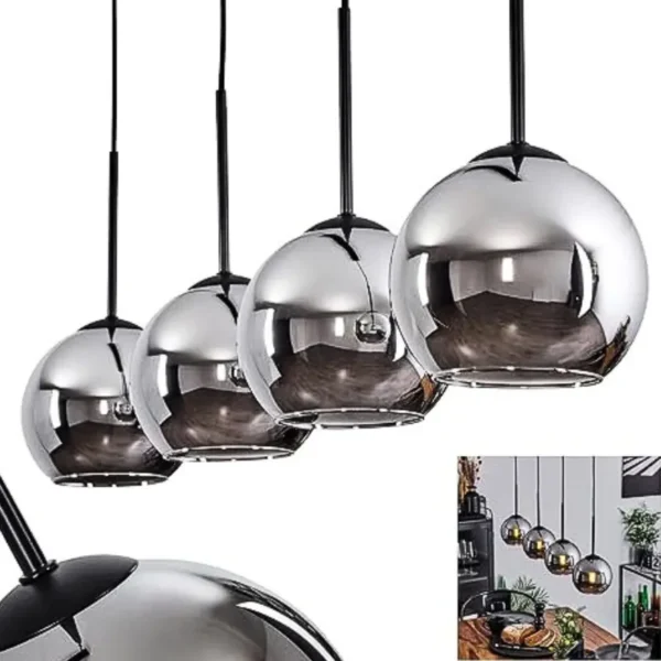 elegant glass chandelier pendant light for dining room