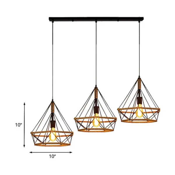 modern three head sputnik chandelier