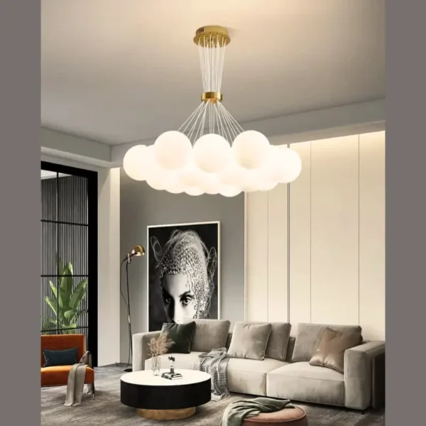 modern cloud design chandelier for dubai interiors