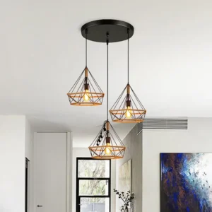 modern three head sputnik chandelier