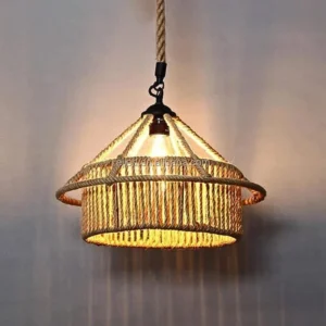 stylish rattan lantern ceiling light