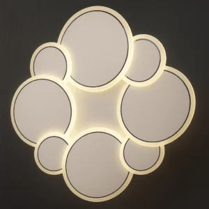 bubble led ceiling light uae | cluster circles, edge‑lit soft glow — 3 sizes, fast delivery