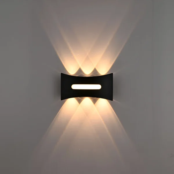 aluminum waterproof up down outdoor led wall lamp