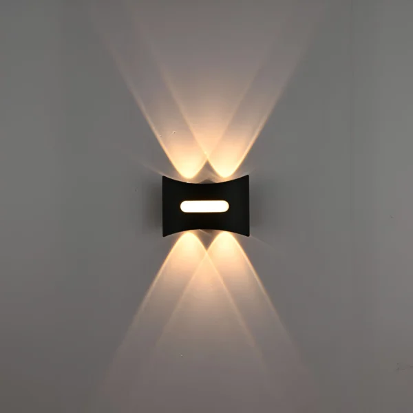 aluminum waterproof up down outdoor led wall lamp