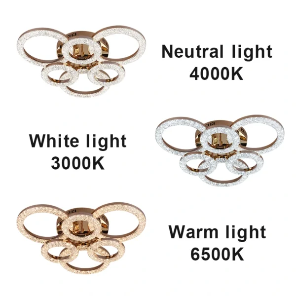 beautiful gold dimmable led ceiling lamp uae