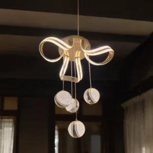 elegant gold pendant chandelier