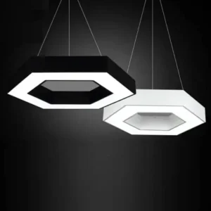 stylish hexagon led light for modern dubai spaces