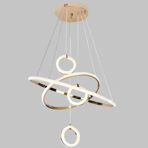 gold led chandelier – champagne gold
