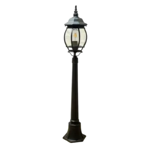 garden post light uae | classic lantern, e27 led holder, ip54 weatherproof — fast delivery