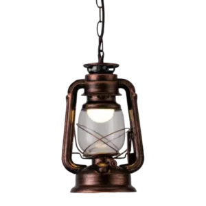 lantern pendant light uae | vintage bronze, e27 led holder, adjustable chain — fast delivery