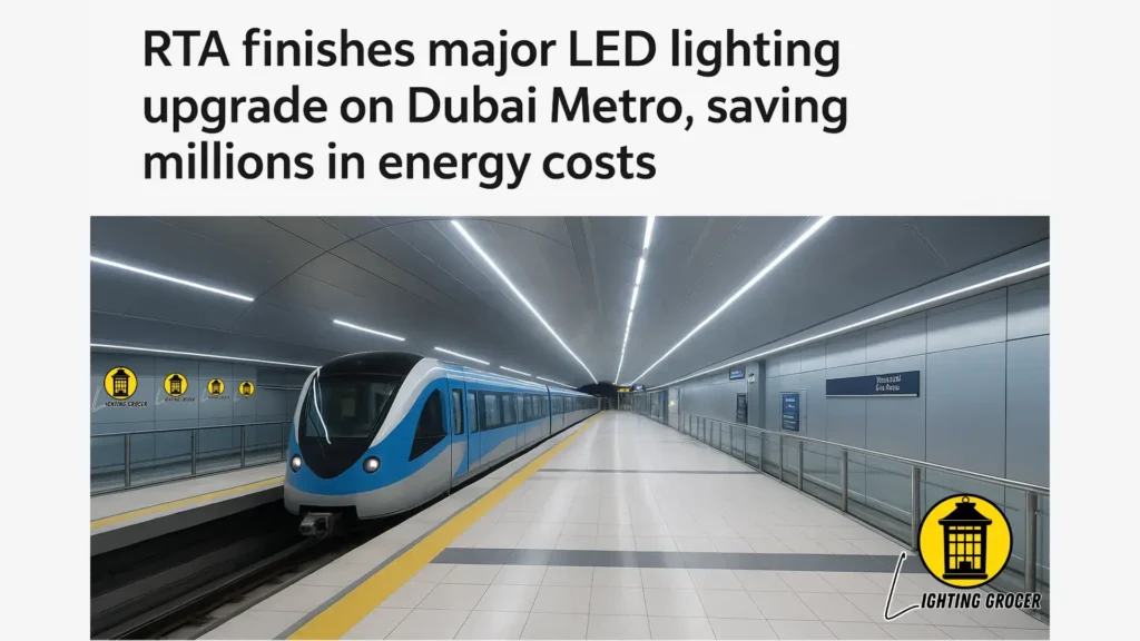 Dubai Metro Gets Major LED Lighting Upgrade: A Sustainable Move by RTA dubai metro gets major led lighting upgrade a sustainable move by rta