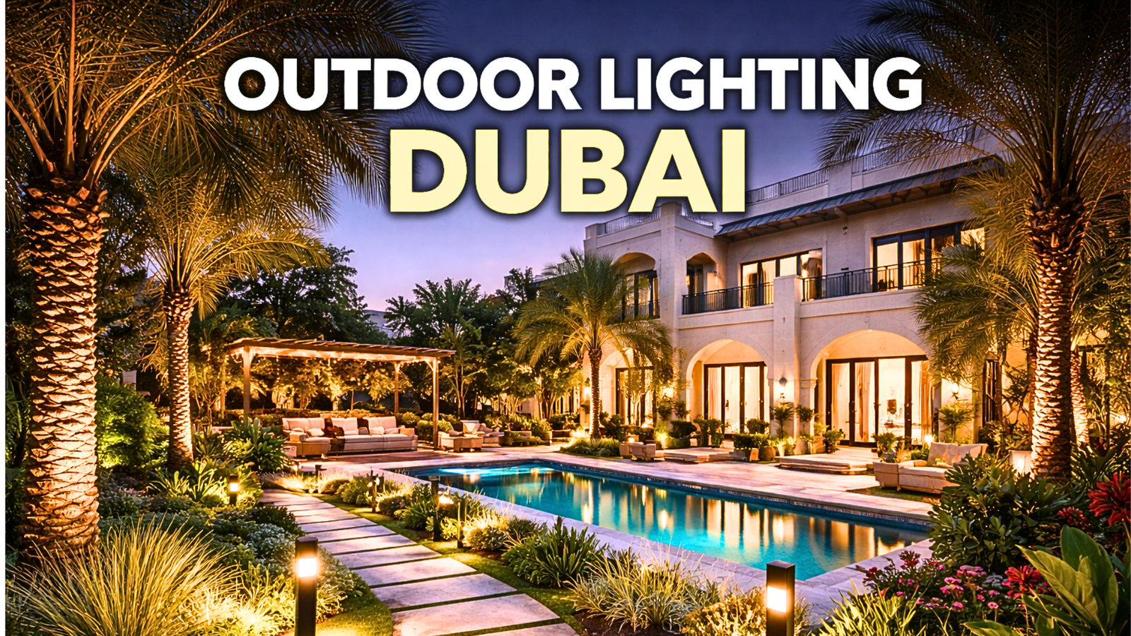 Outdoor Lighting Dubai for Modern Living outdoor lighting dubai for modern living
