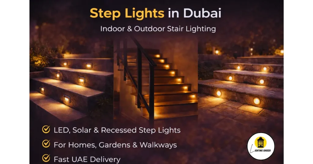Step Lighting Dubai | Stylish Lights for Stairs & Steps