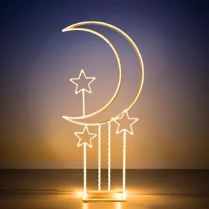 metal frame neon decor light dubai