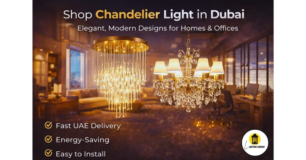 best chandelier light in Dubai.