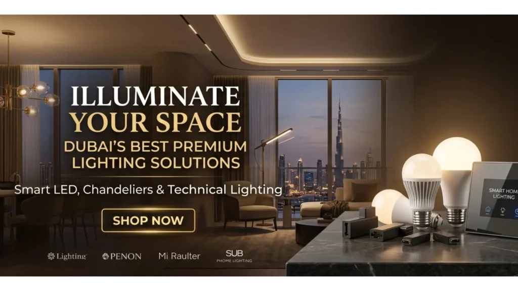 Illuminate Your Space: The Best Luxury Lighting Solutions in Dubai